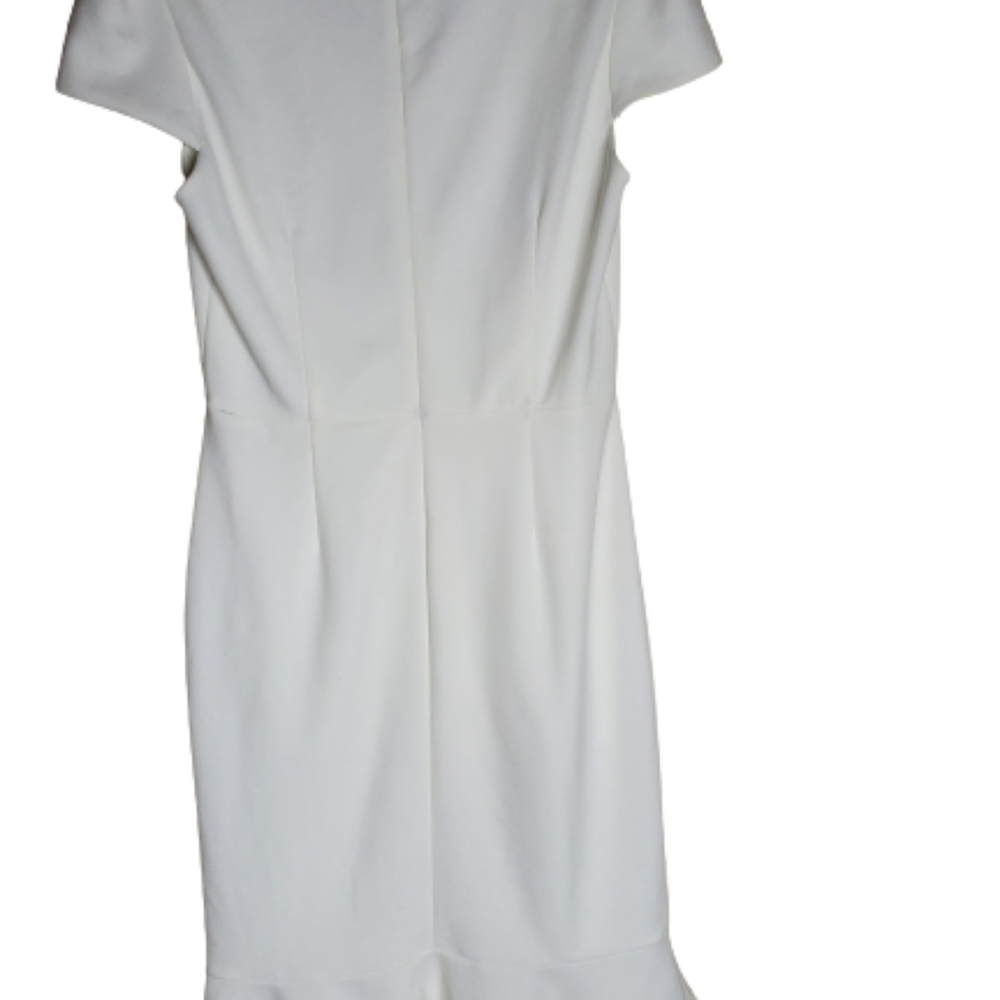 Betsey Johnson white body on silhouette dress - Picture 3 of 6